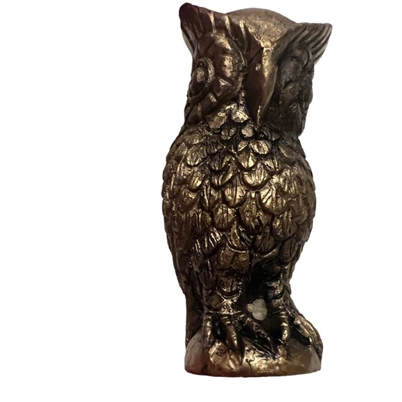 Owl home decor set of 3 at 2 1/4” tall each - Picture 2 of 4